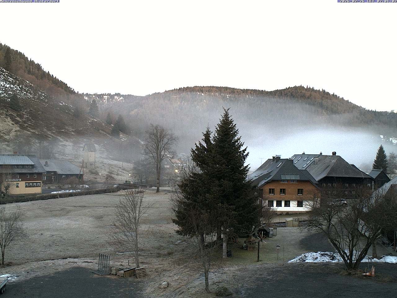 Archiv Foto Webcam Menzenschwand: Hinterdorf