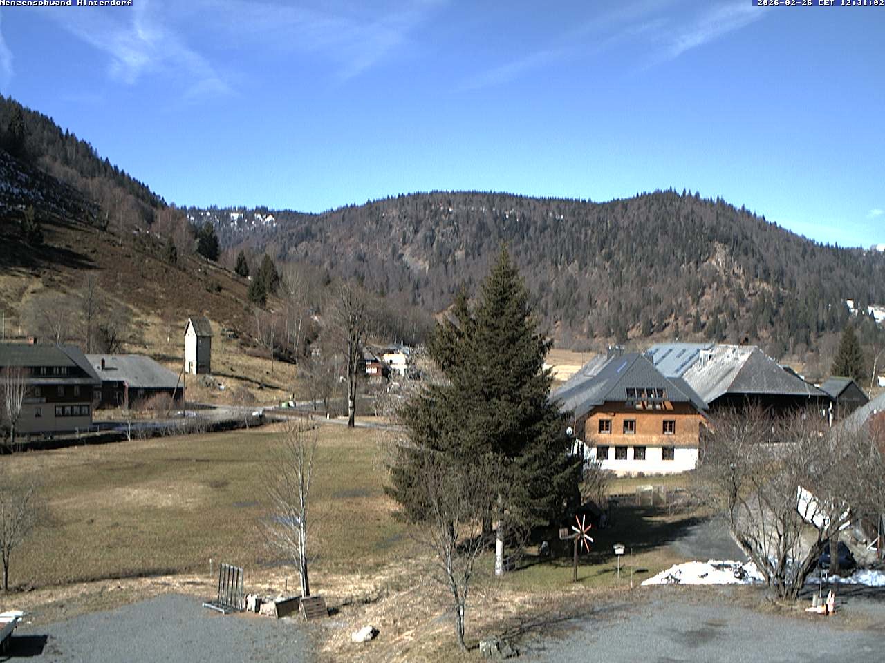 Archiv Foto Webcam Menzenschwand: Hinterdorf
