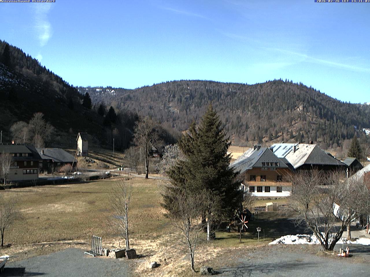 Archiv Foto Webcam Menzenschwand: Hinterdorf