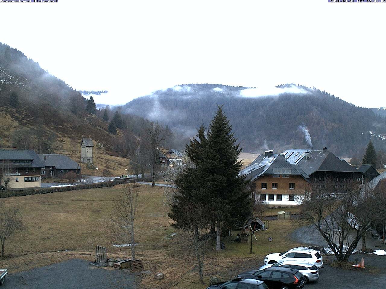 Archiv Foto Webcam Menzenschwand: Hinterdorf