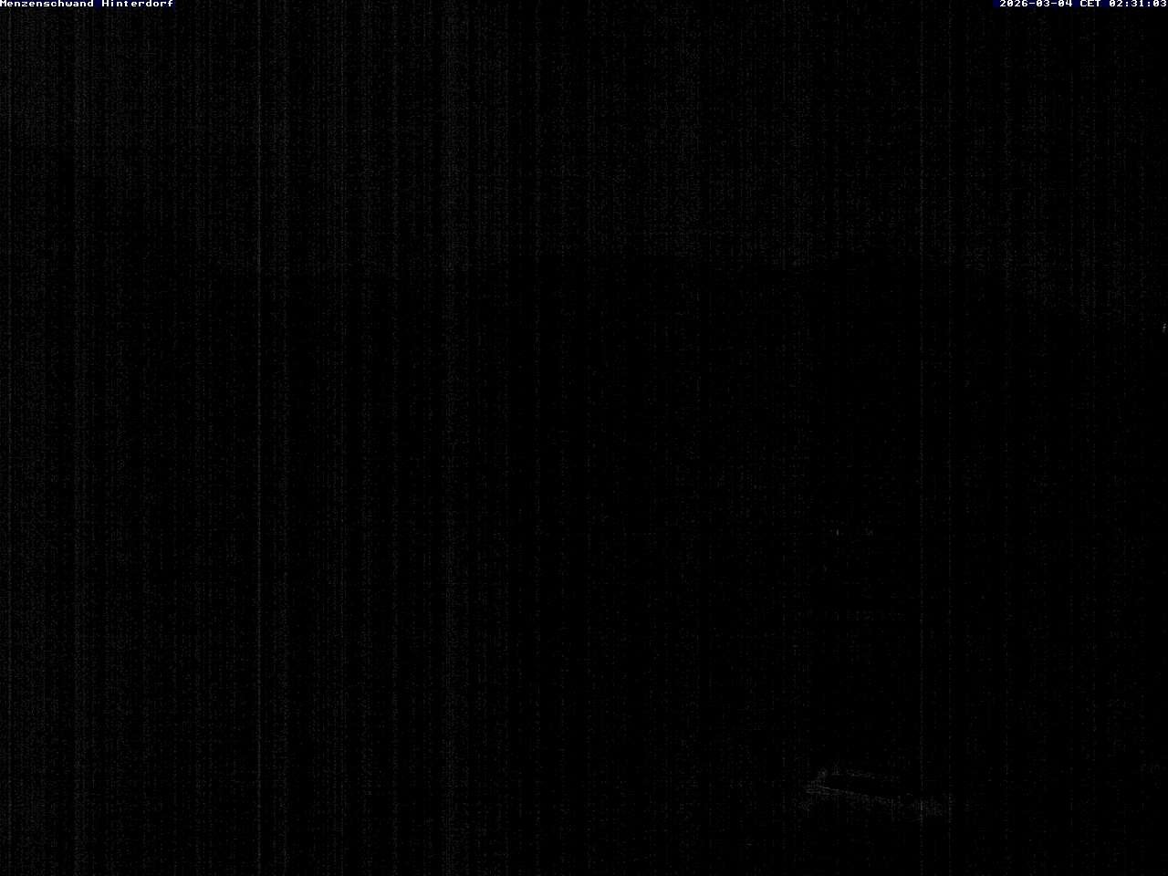 Archived image Webcam Menzenschwand (Hinterdorf)