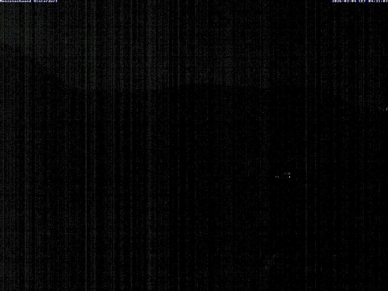 Archived image Webcam Menzenschwand (Hinterdorf)