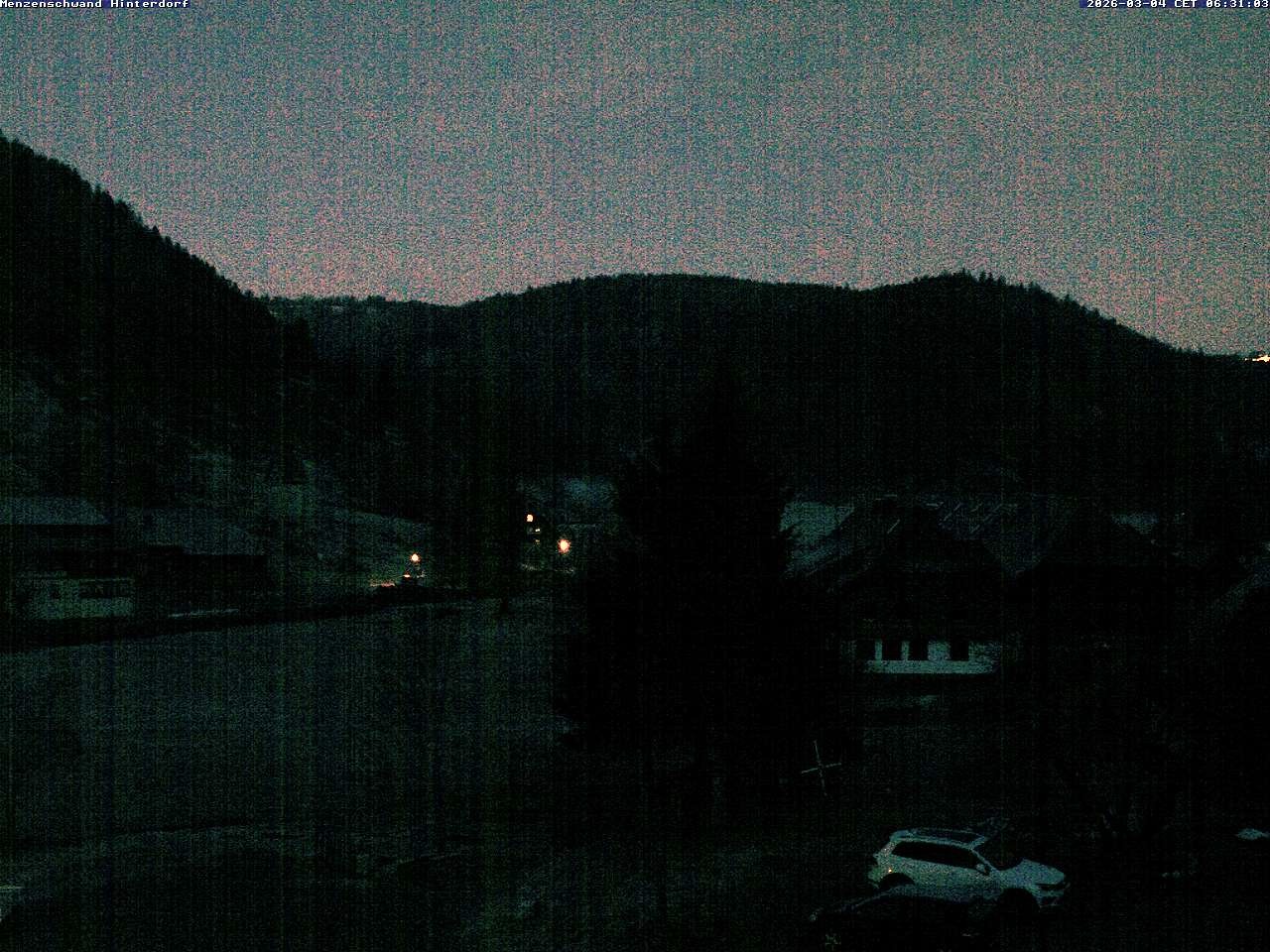 Archived image Webcam Menzenschwand (Hinterdorf)