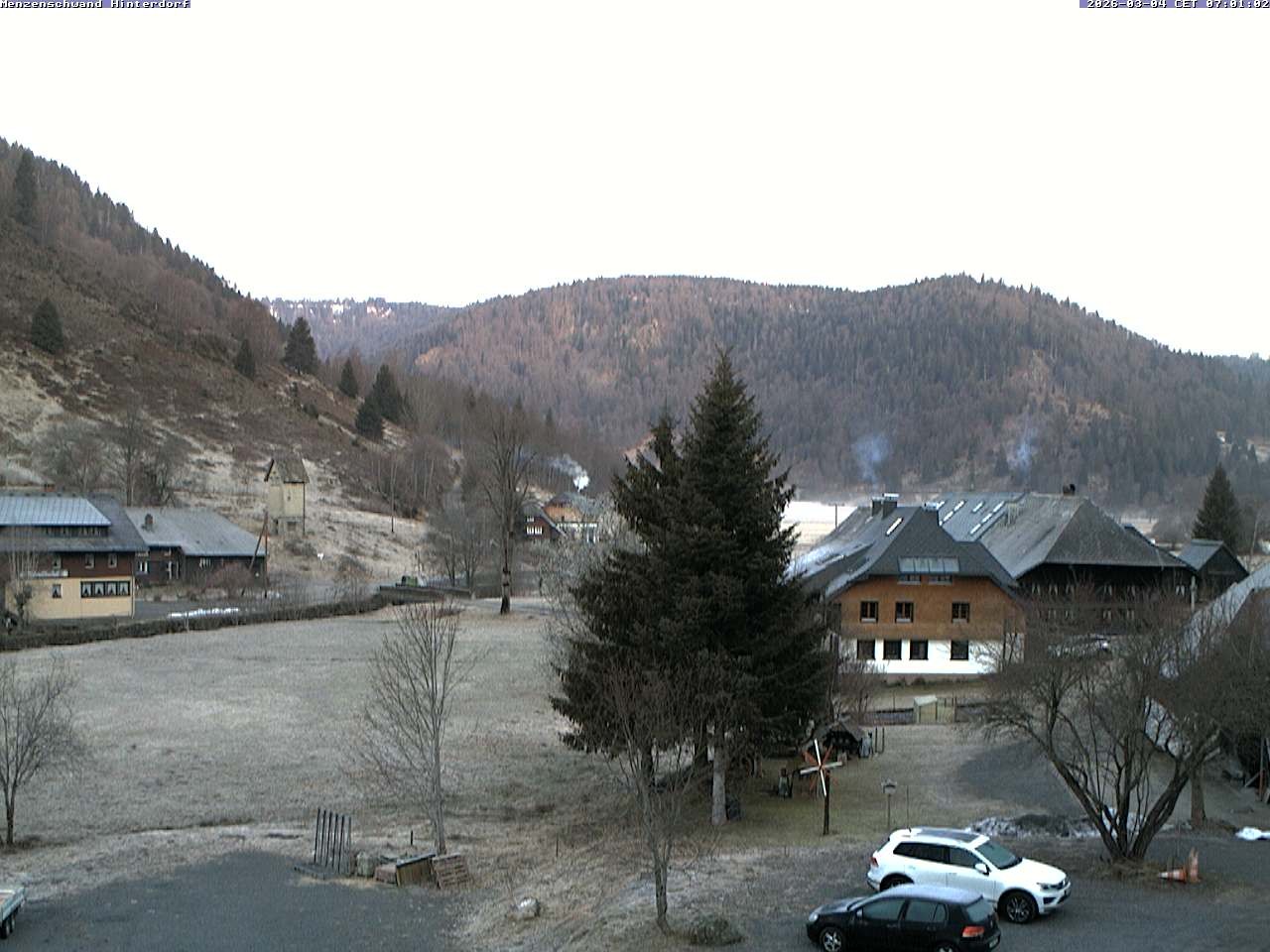 Archived image Webcam Menzenschwand (Hinterdorf)