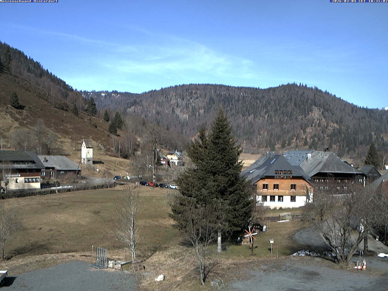 Archived image Webcam Menzenschwand (Hinterdorf)