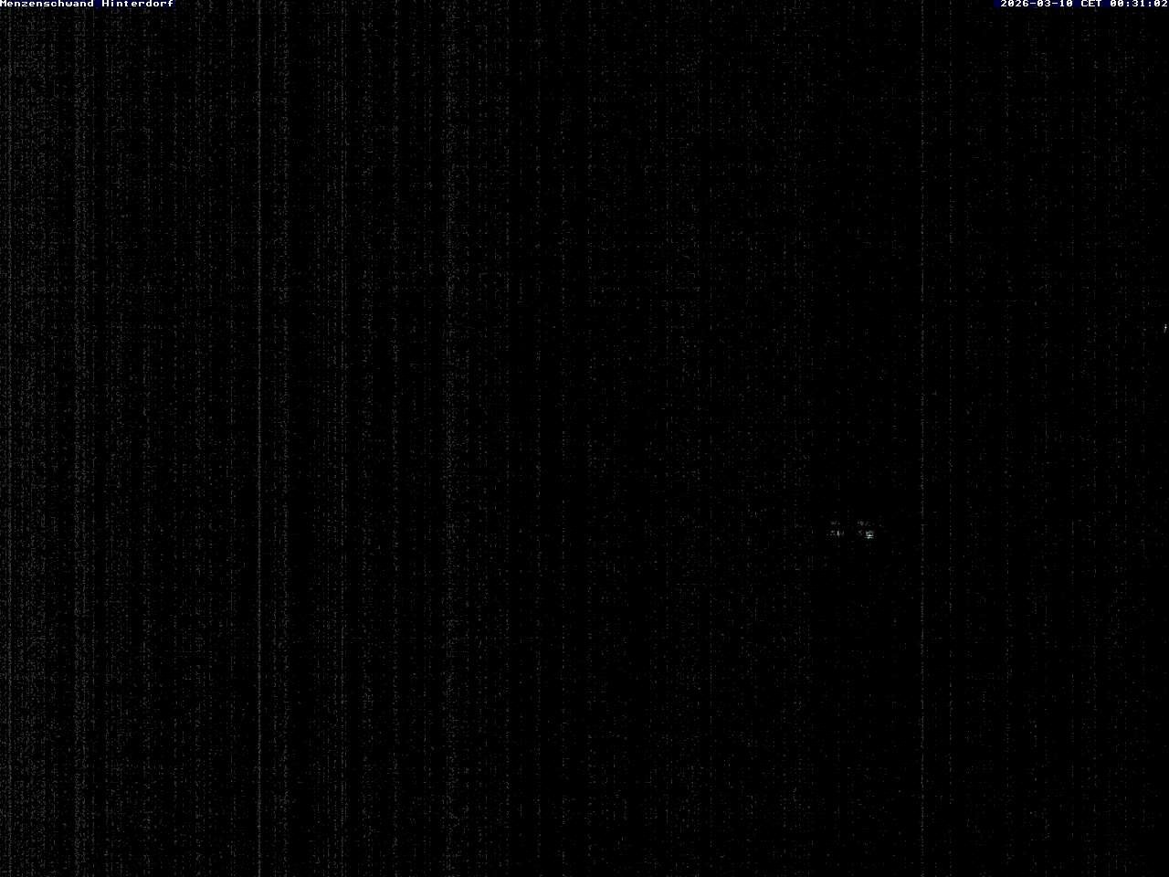 Archived image Webcam Menzenschwand (Hinterdorf)