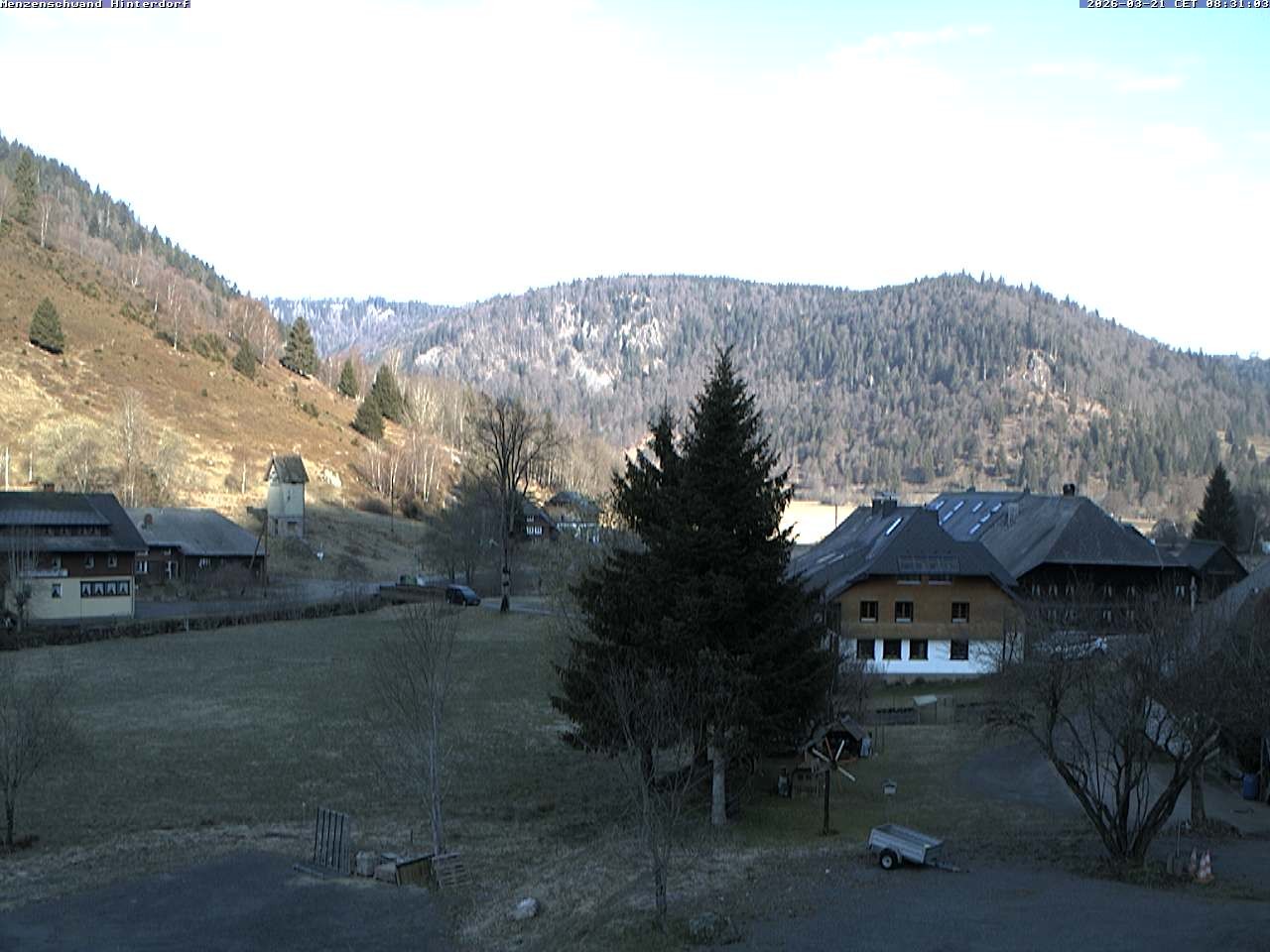 Archiv Foto Webcam Menzenschwand: Hinterdorf