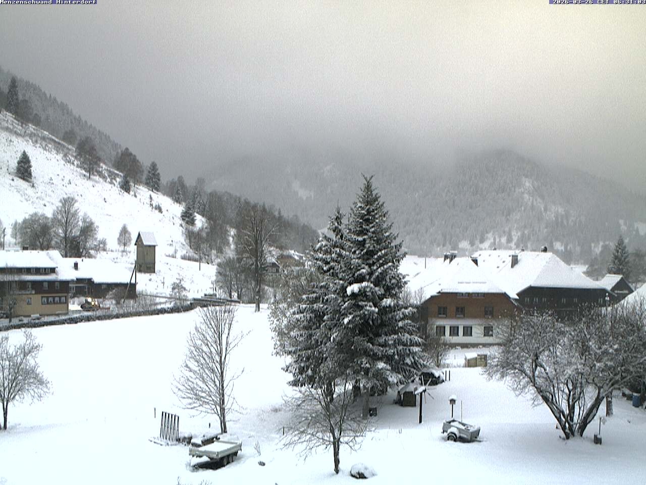 Archiv Foto Webcam Menzenschwand: Hinterdorf