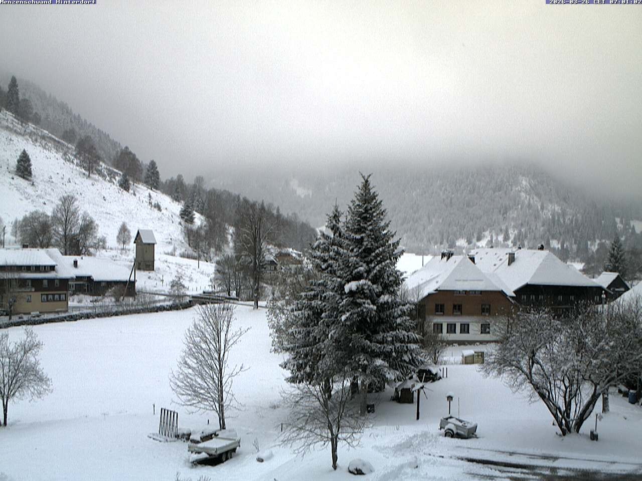 Archiv Foto Webcam Menzenschwand: Hinterdorf