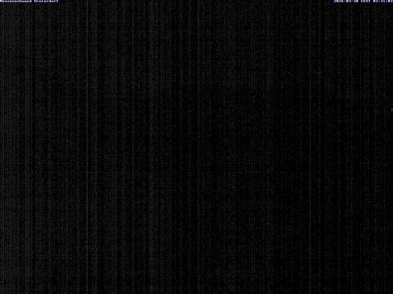 Archived image Webcam Menzenschwand (Hinterdorf)