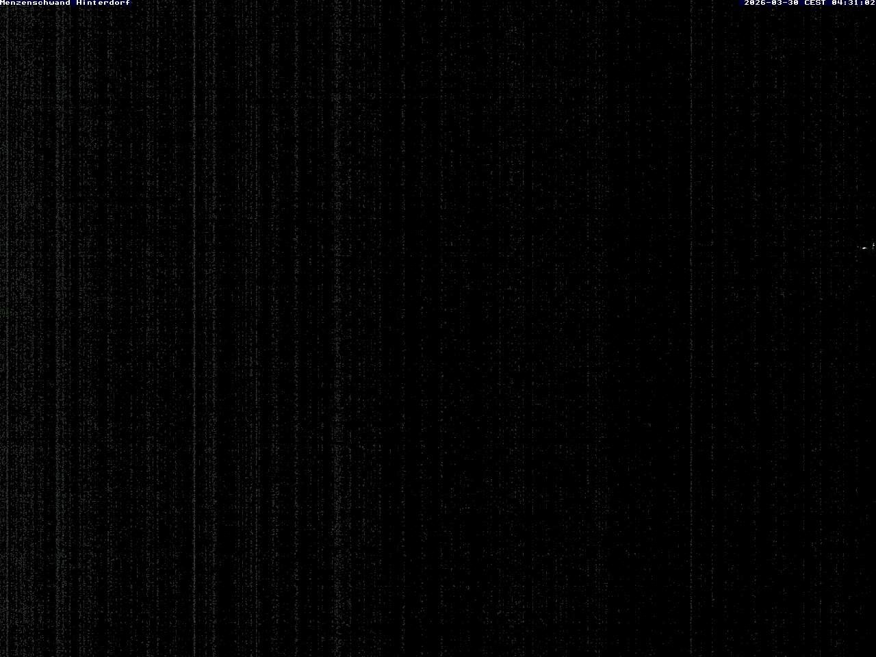 Archived image Webcam Menzenschwand (Hinterdorf)