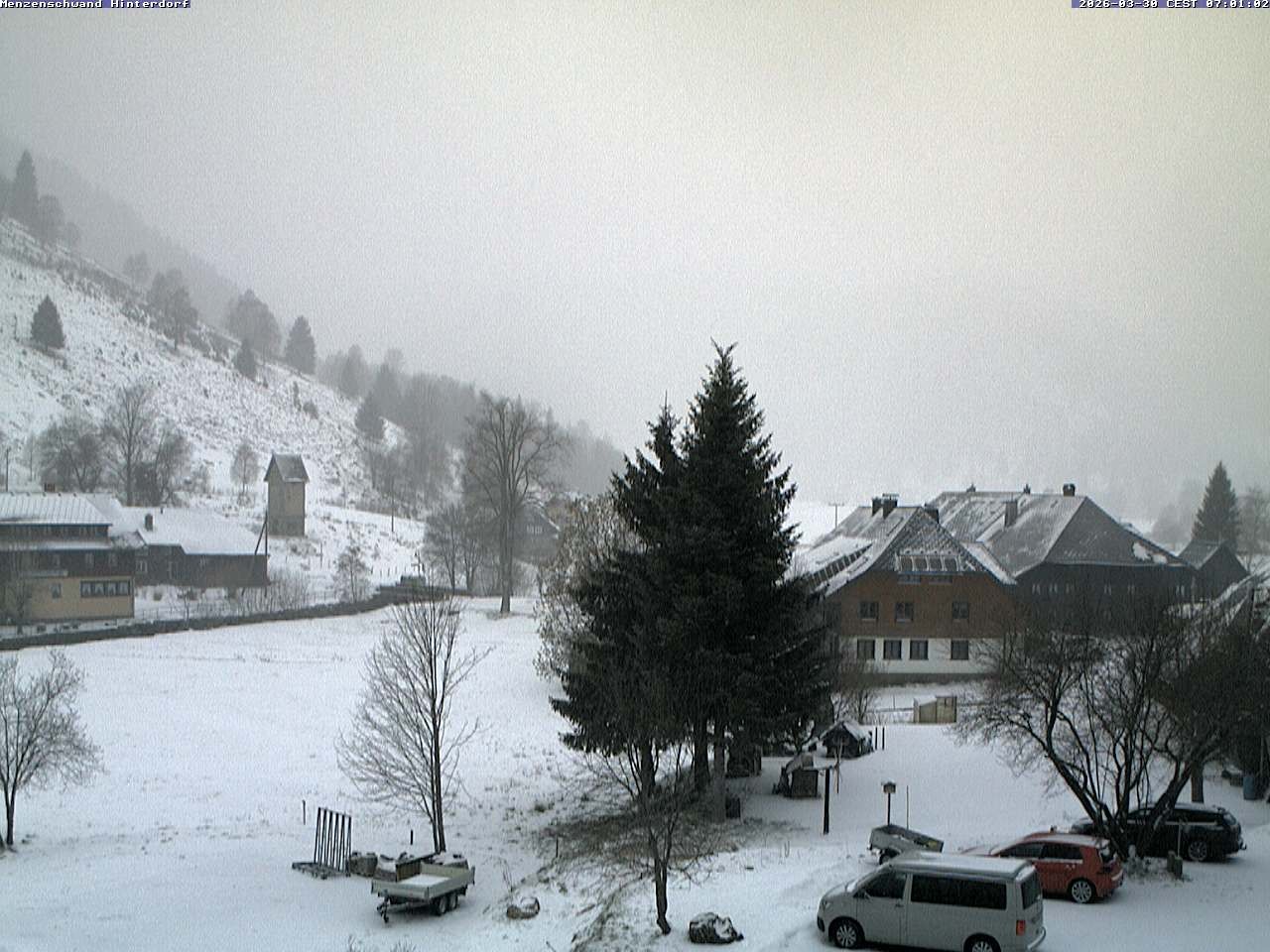 Archived image Webcam Menzenschwand (Hinterdorf)