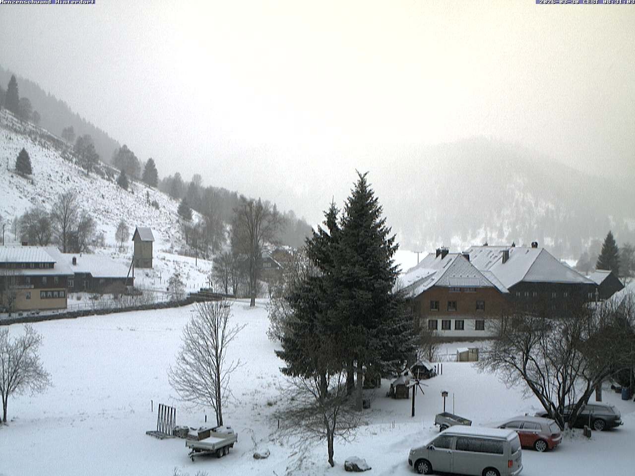 Archived image Webcam Menzenschwand (Hinterdorf)