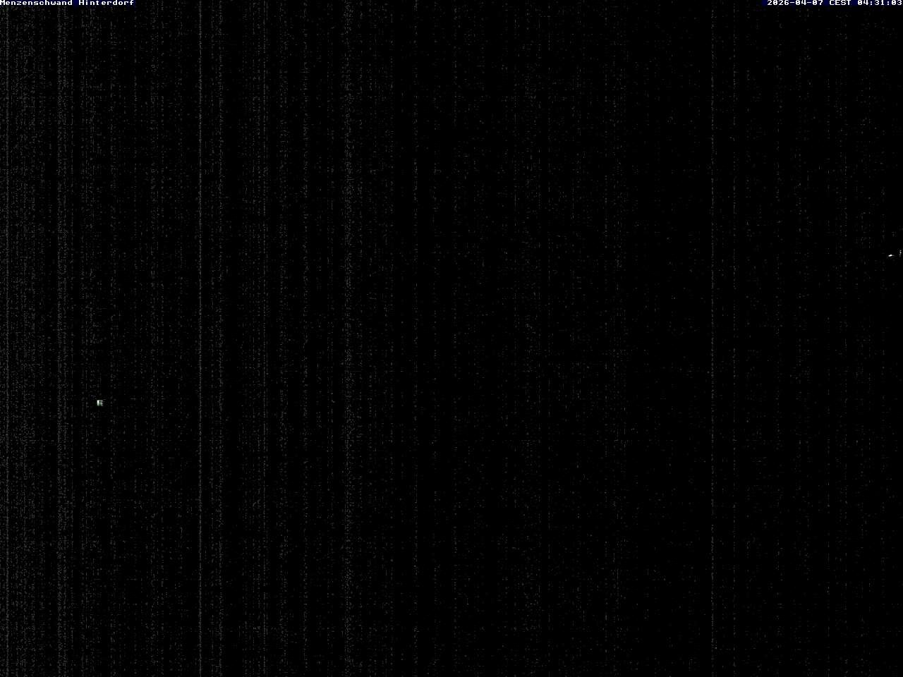 Archived image Webcam Menzenschwand (Hinterdorf)