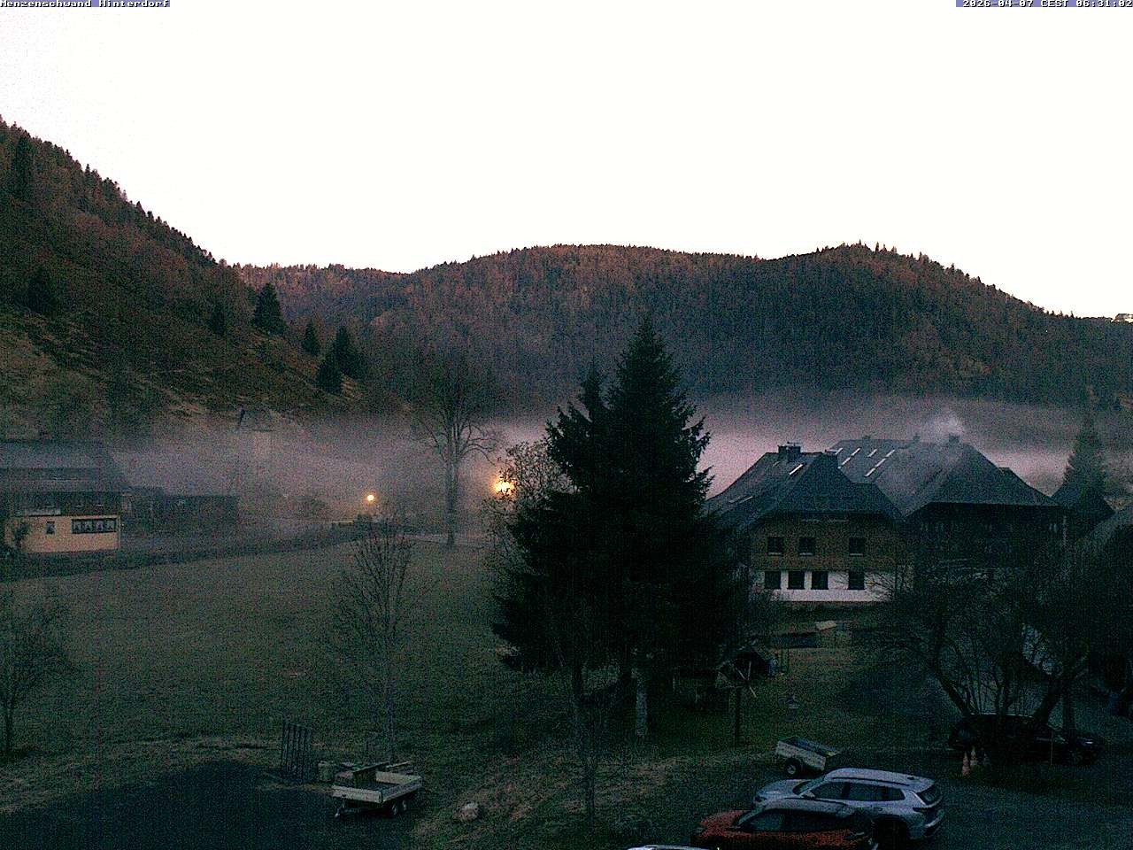 Archived image Webcam Menzenschwand (Hinterdorf)