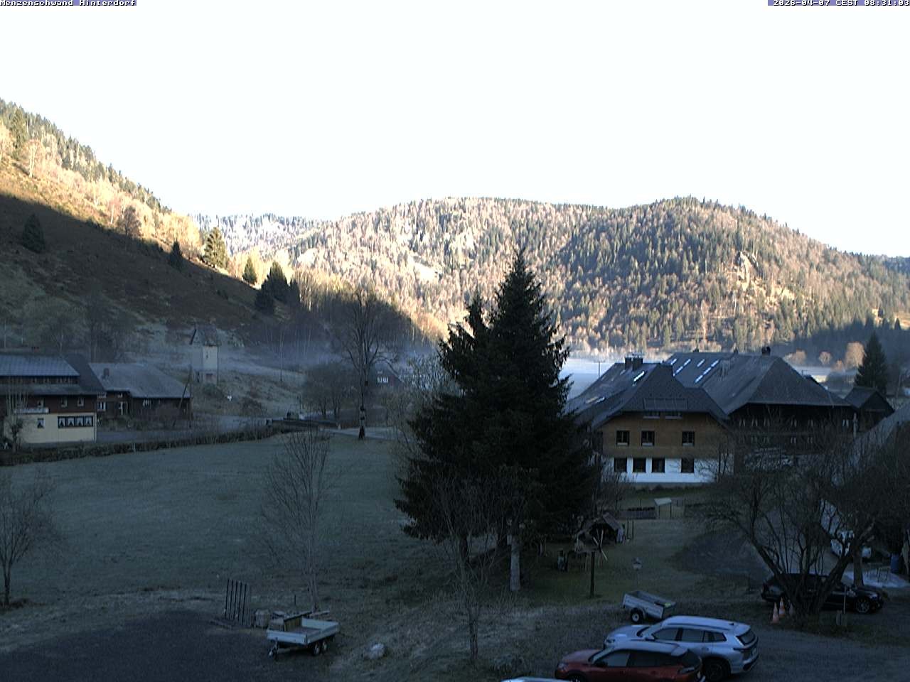 Archived image Webcam Menzenschwand (Hinterdorf)