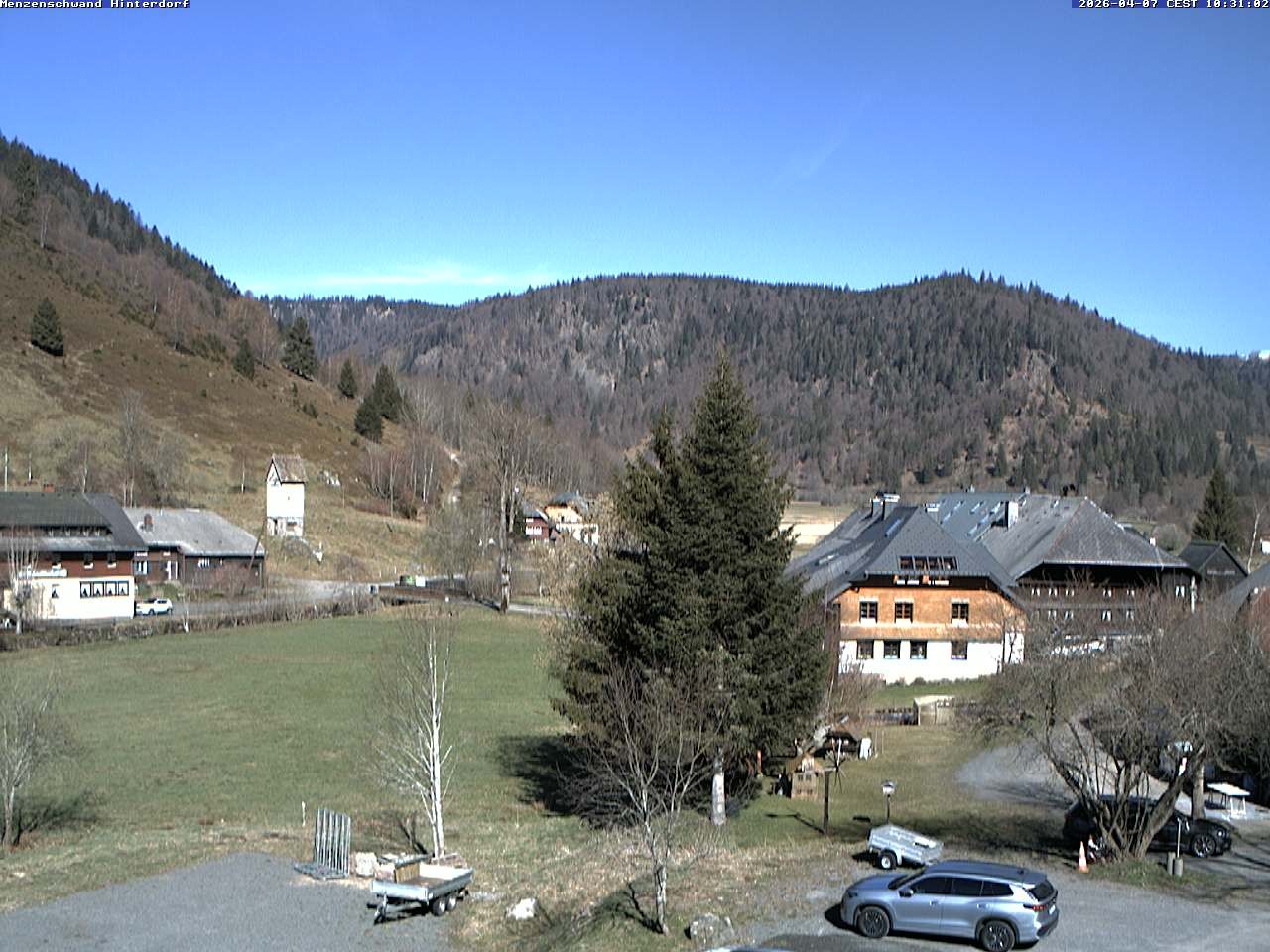 Archived image Webcam Menzenschwand (Hinterdorf)