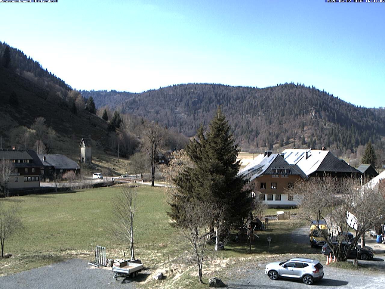 Archived image Webcam Menzenschwand (Hinterdorf)