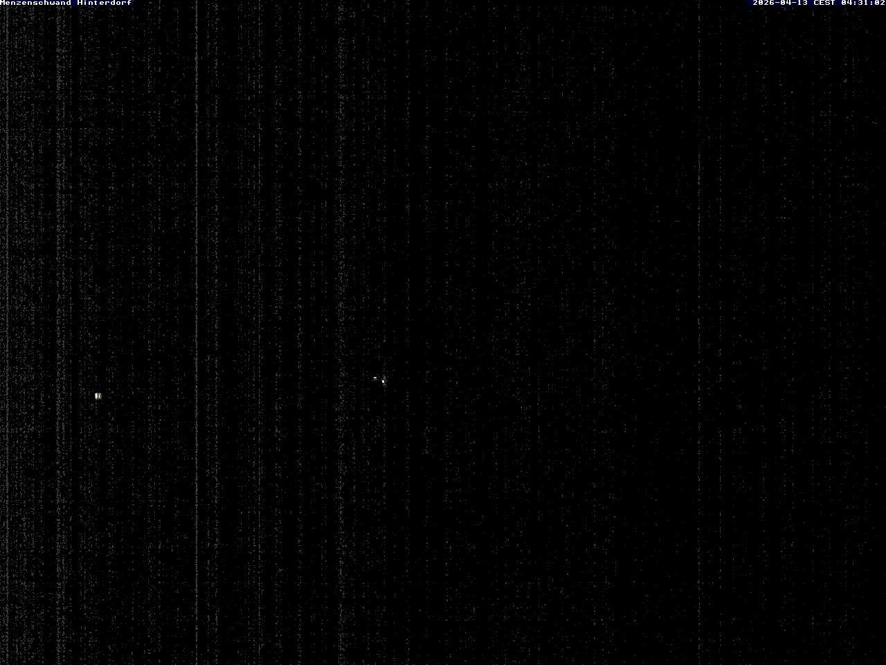 Archived image Webcam Menzenschwand (Hinterdorf)