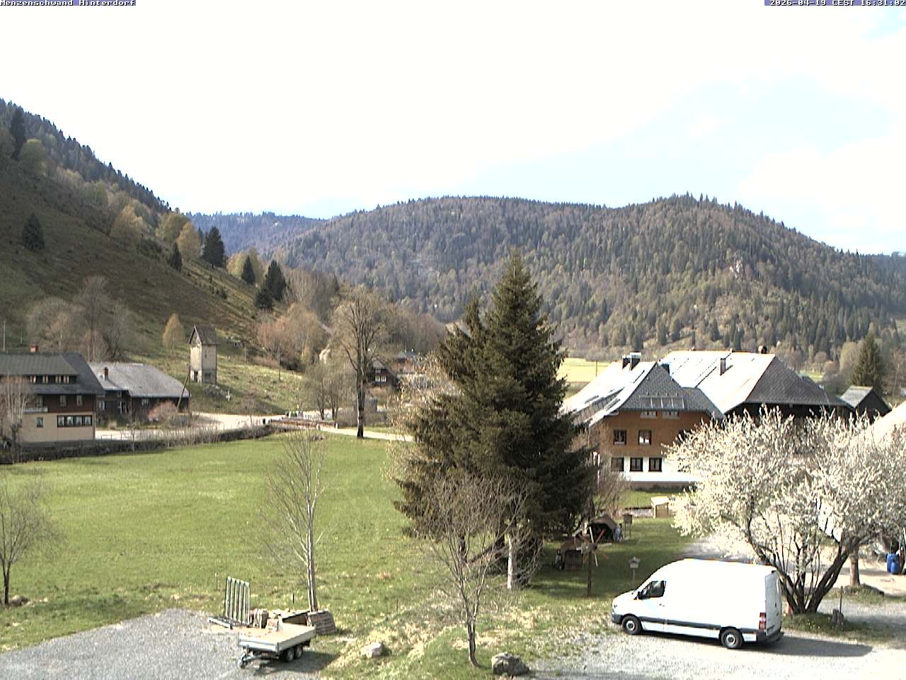 Archiv Foto Webcam Menzenschwand: Hinterdorf