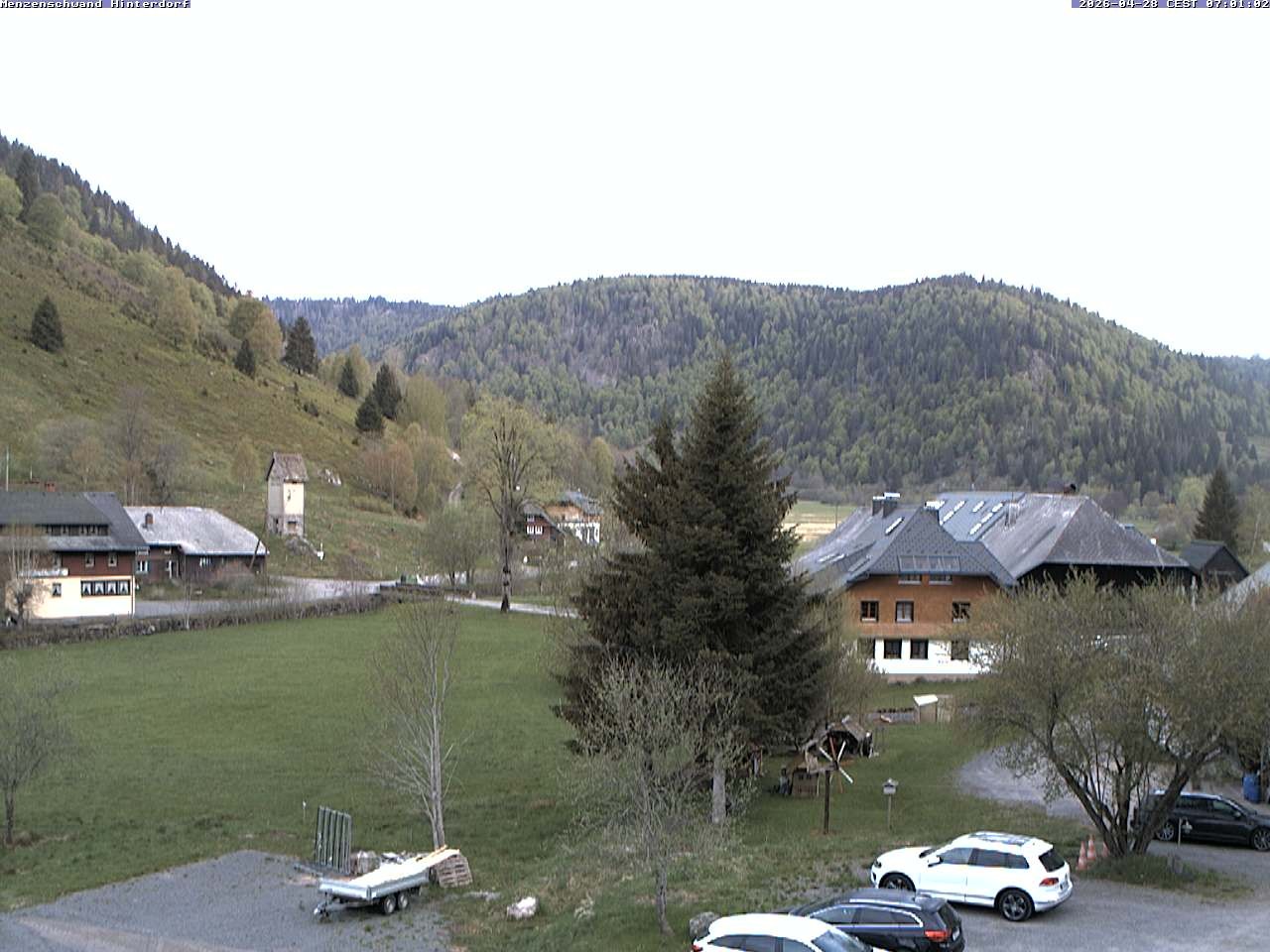 Archiv Foto Webcam Menzenschwand: Hinterdorf