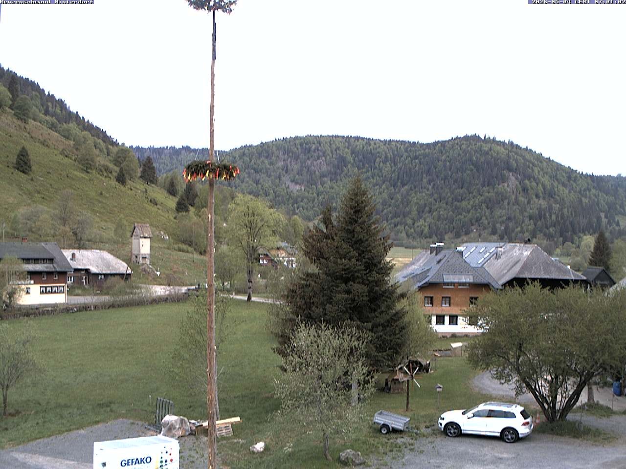 Archiv Foto Webcam Menzenschwand: Hinterdorf