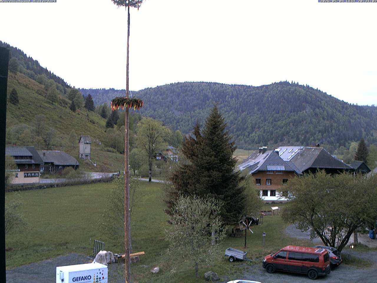 Archiv Foto Webcam Menzenschwand: Hinterdorf