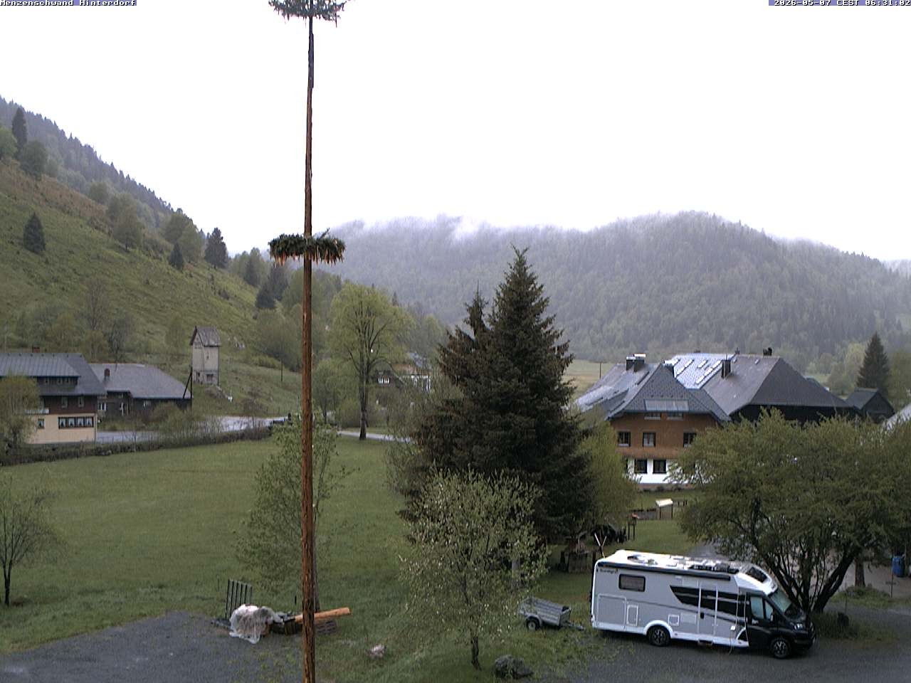 Archived image Webcam Menzenschwand (Hinterdorf)