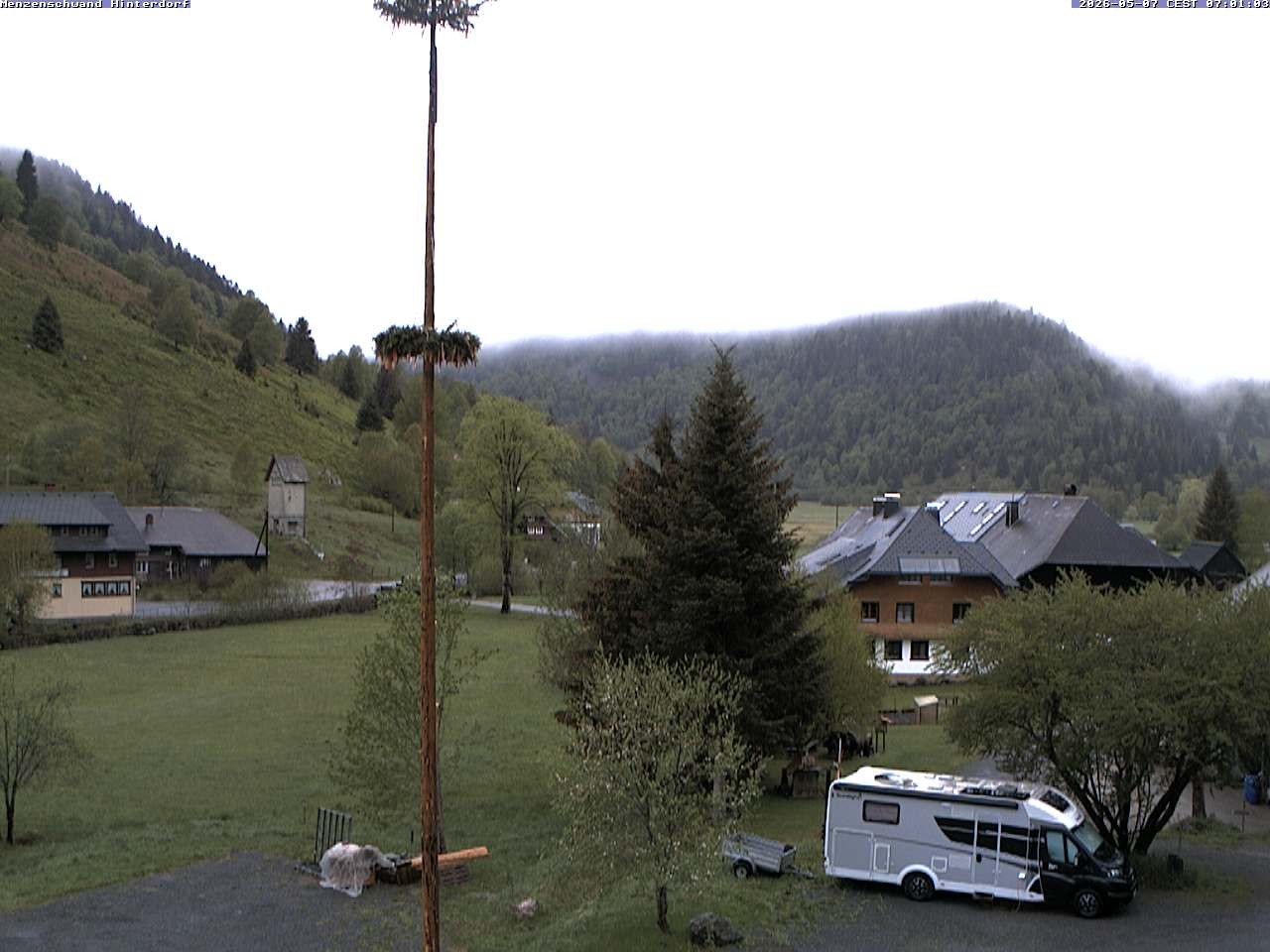 Archived image Webcam Menzenschwand (Hinterdorf)