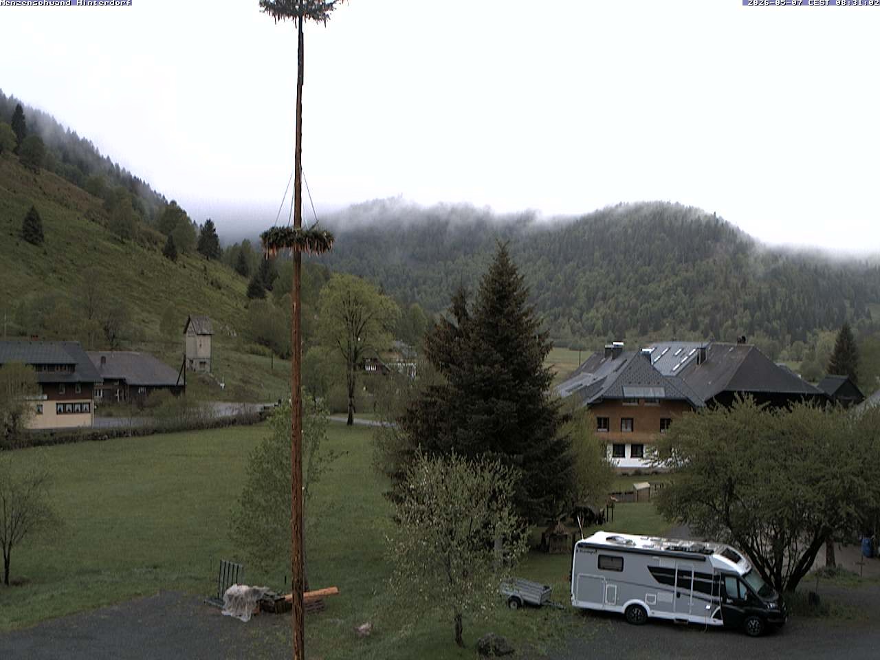 Archived image Webcam Menzenschwand (Hinterdorf)