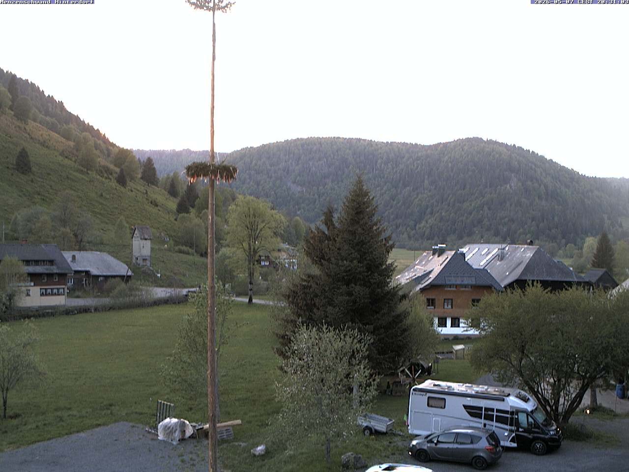 Archived image Webcam Menzenschwand (Hinterdorf)