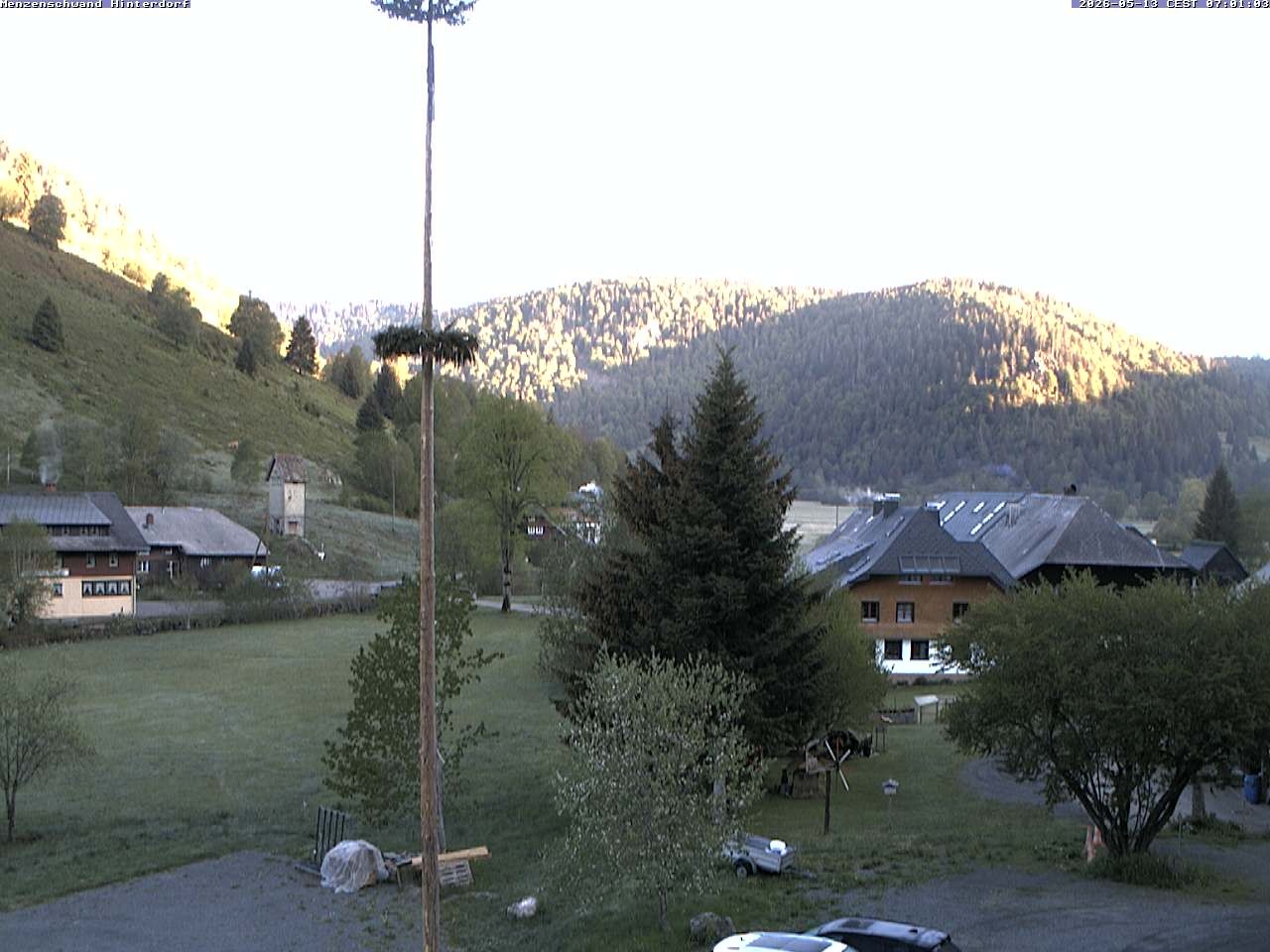 Archiv Foto Webcam Menzenschwand: Hinterdorf