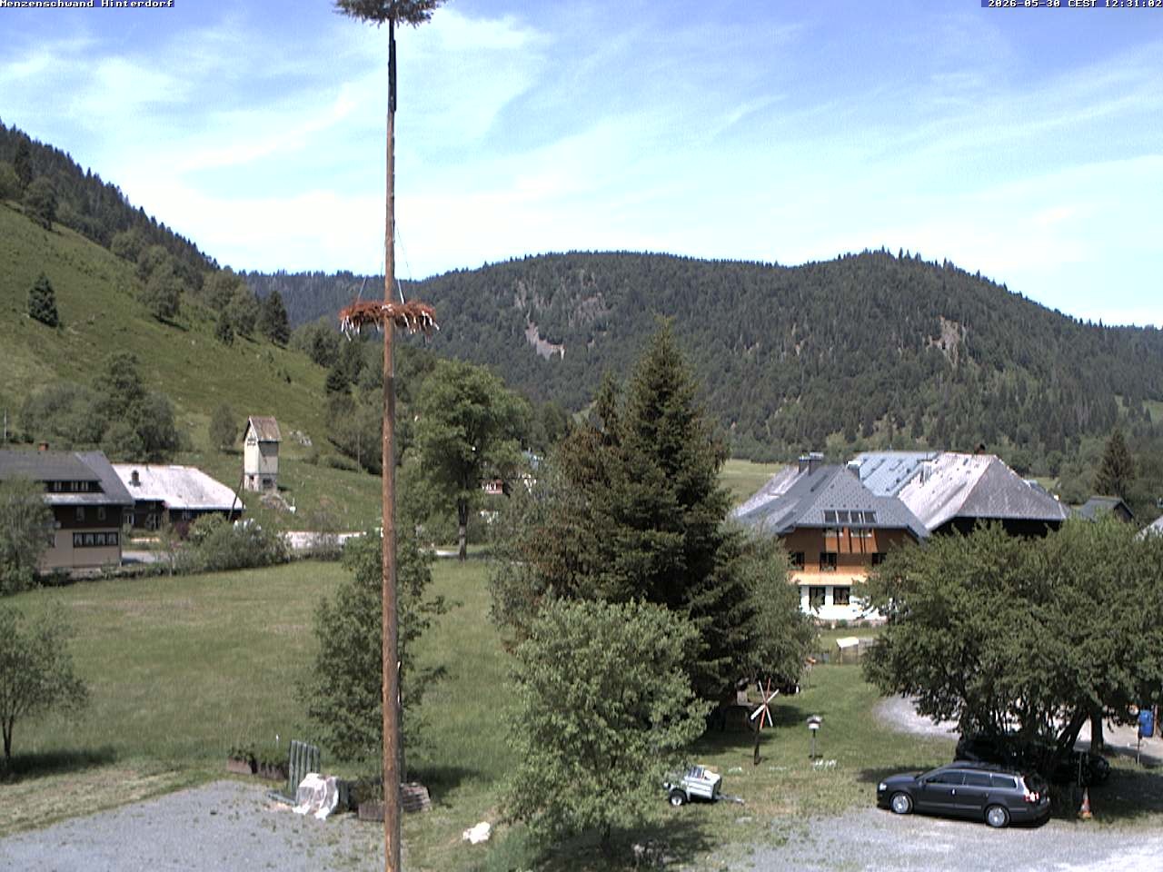 Archived image Webcam Menzenschwand (Hinterdorf)