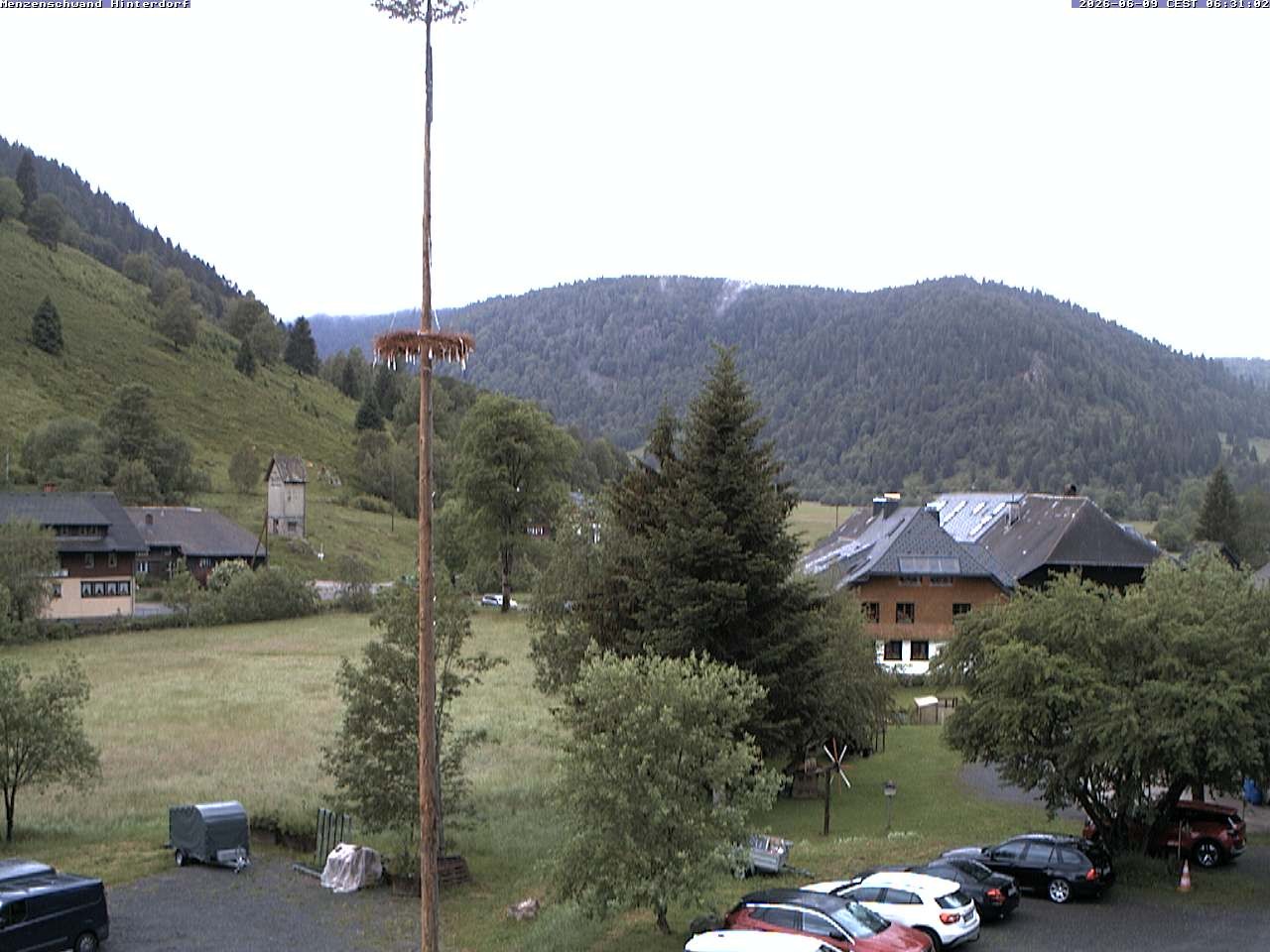 Archived image Webcam Menzenschwand (Hinterdorf)