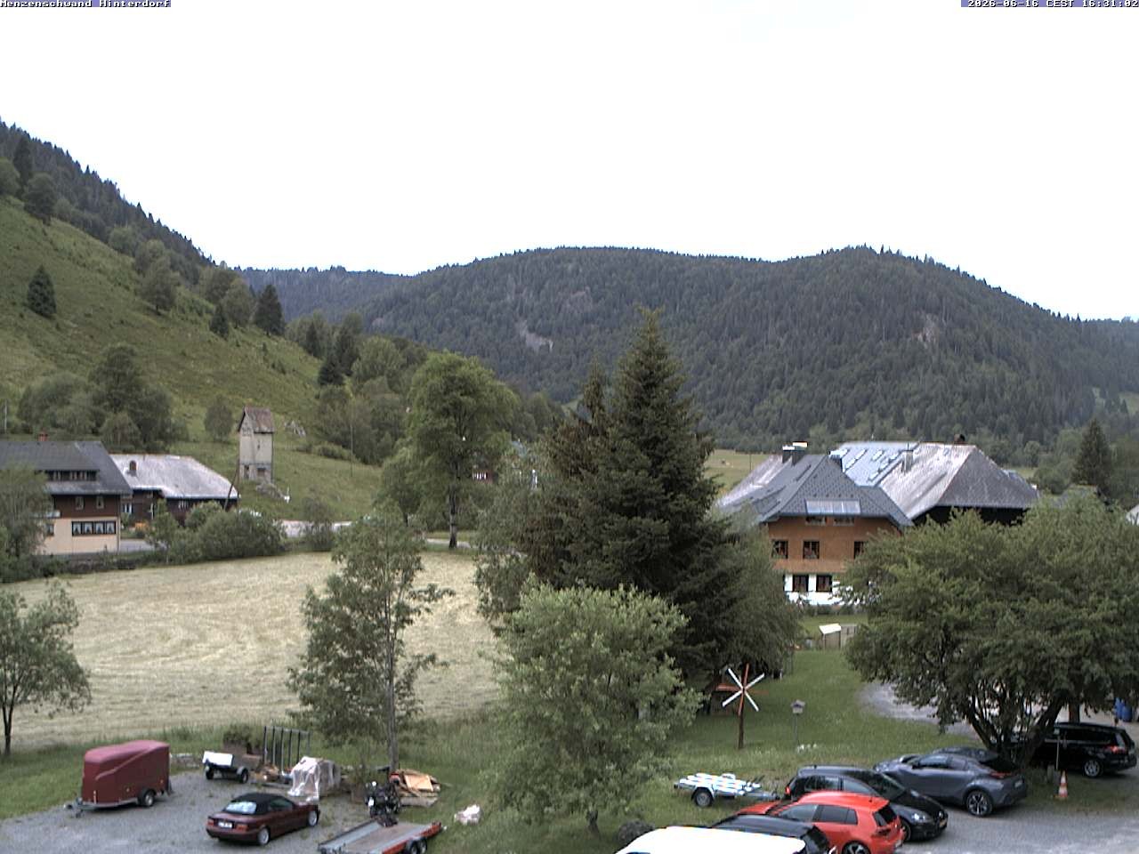 Archived image Webcam Menzenschwand (Hinterdorf)