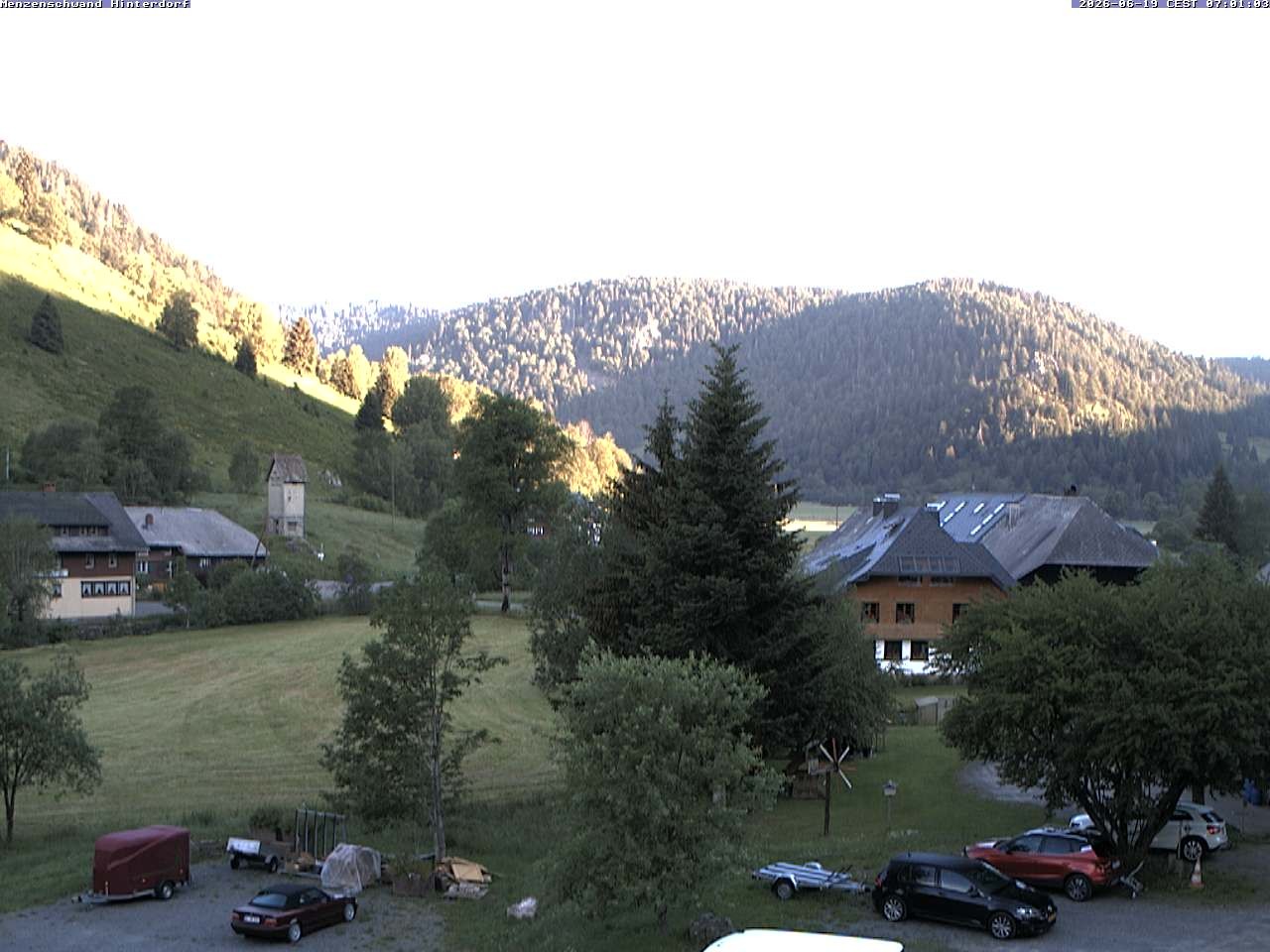 Archiv Foto Webcam Menzenschwand: Hinterdorf