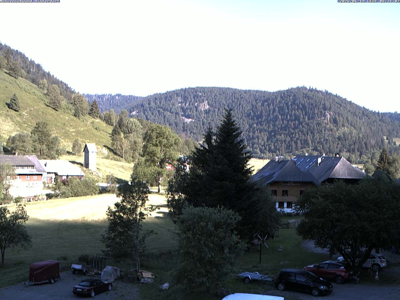 Archiv Foto Webcam Menzenschwand: Hinterdorf