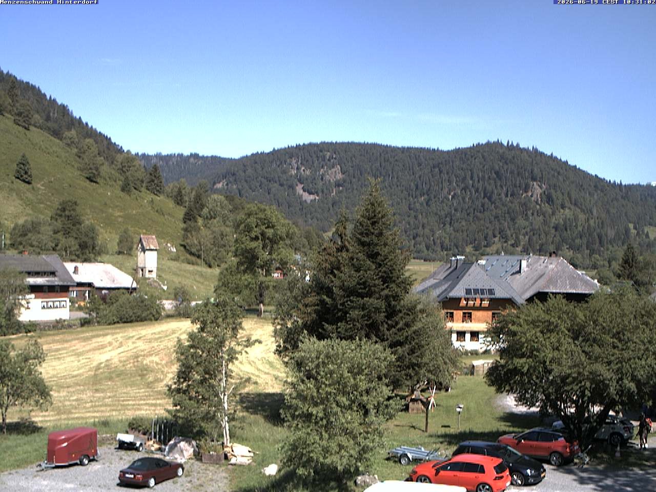 Archiv Foto Webcam Menzenschwand: Hinterdorf