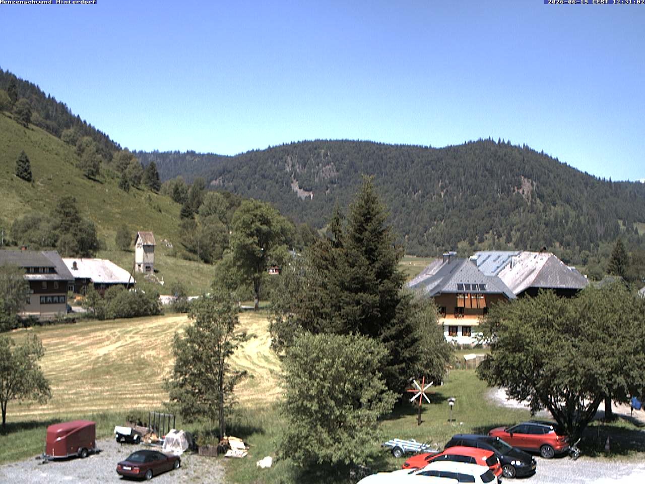 Archiv Foto Webcam Menzenschwand: Hinterdorf