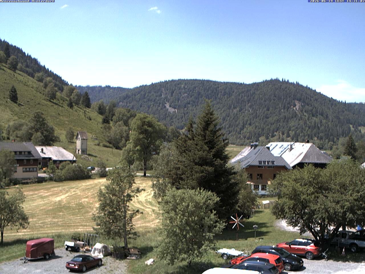 Archiv Foto Webcam Menzenschwand: Hinterdorf