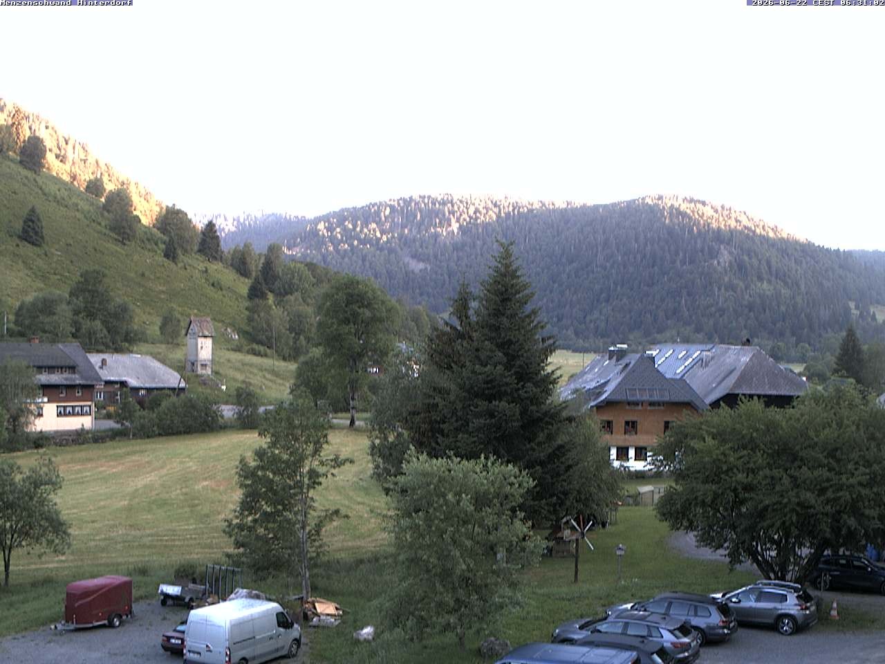 Archived image Webcam Menzenschwand (Hinterdorf)