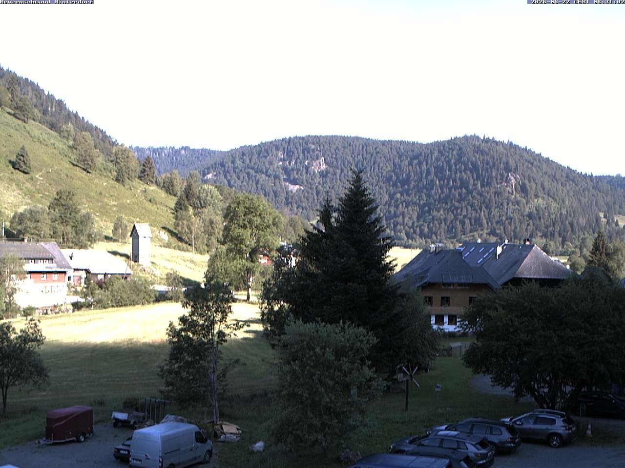 Archived image Webcam Menzenschwand (Hinterdorf)