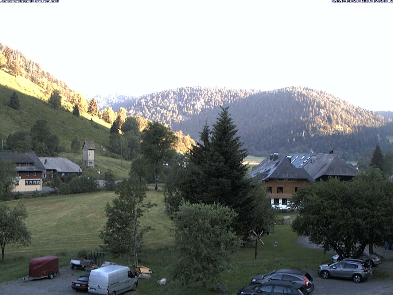 Archiv Foto Webcam Menzenschwand: Hinterdorf