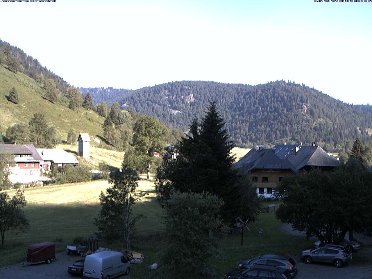 Archiv Foto Webcam Menzenschwand: Hinterdorf