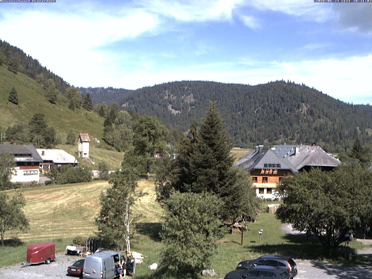 Archiv Foto Webcam Menzenschwand: Hinterdorf