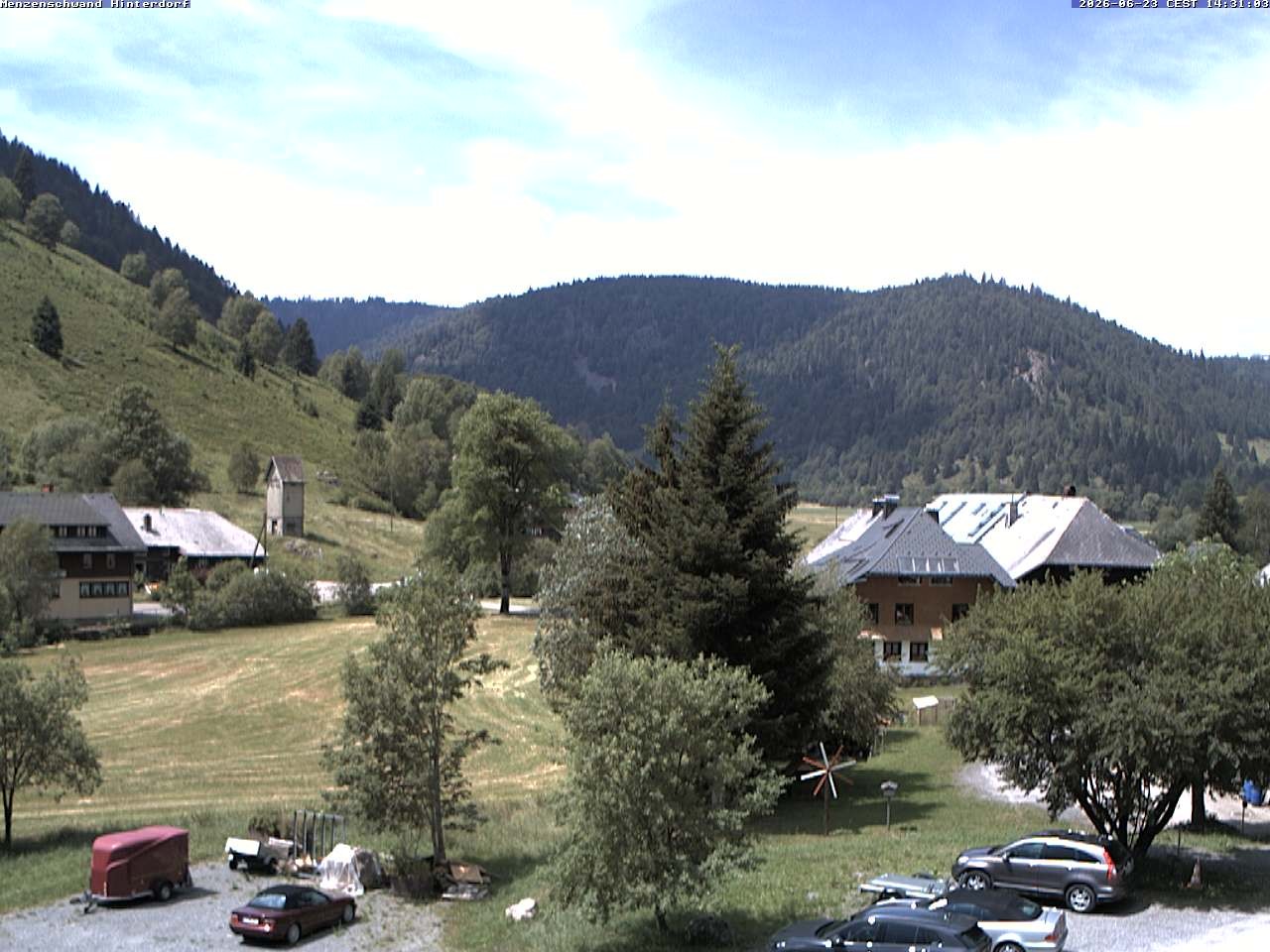 Archiv Foto Webcam Menzenschwand: Hinterdorf