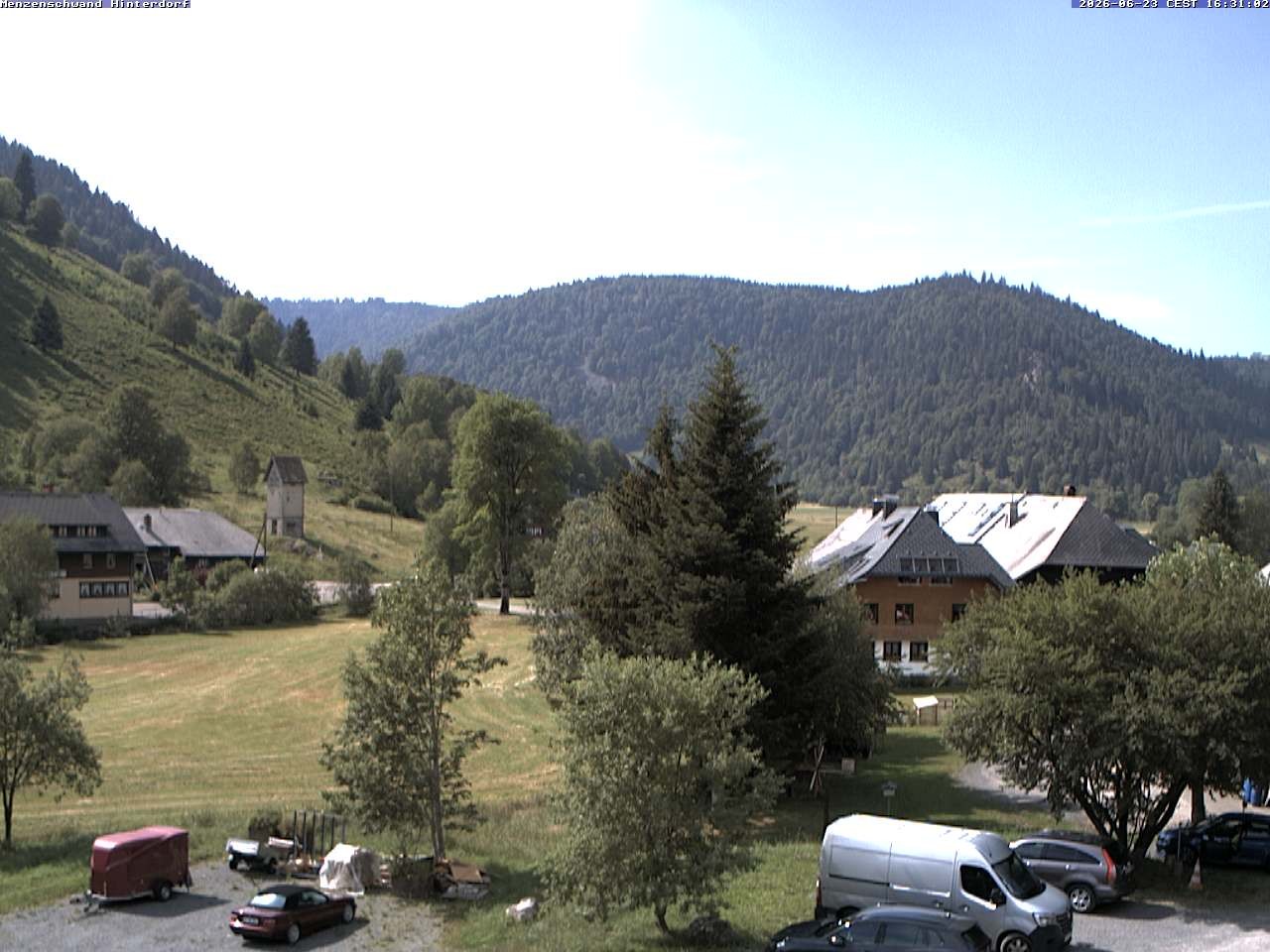 Archiv Foto Webcam Menzenschwand: Hinterdorf