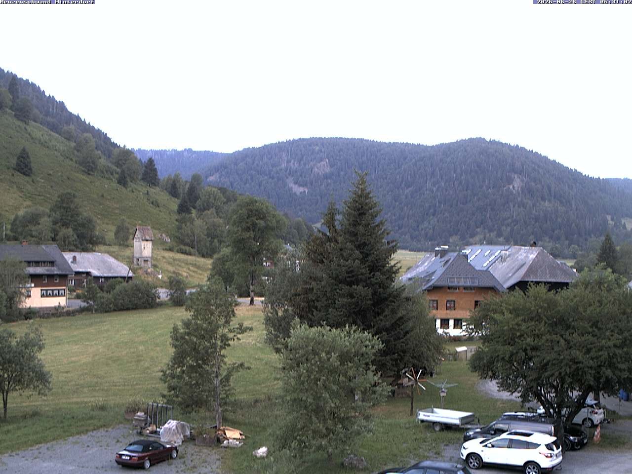 Archived image Webcam Menzenschwand (Hinterdorf)