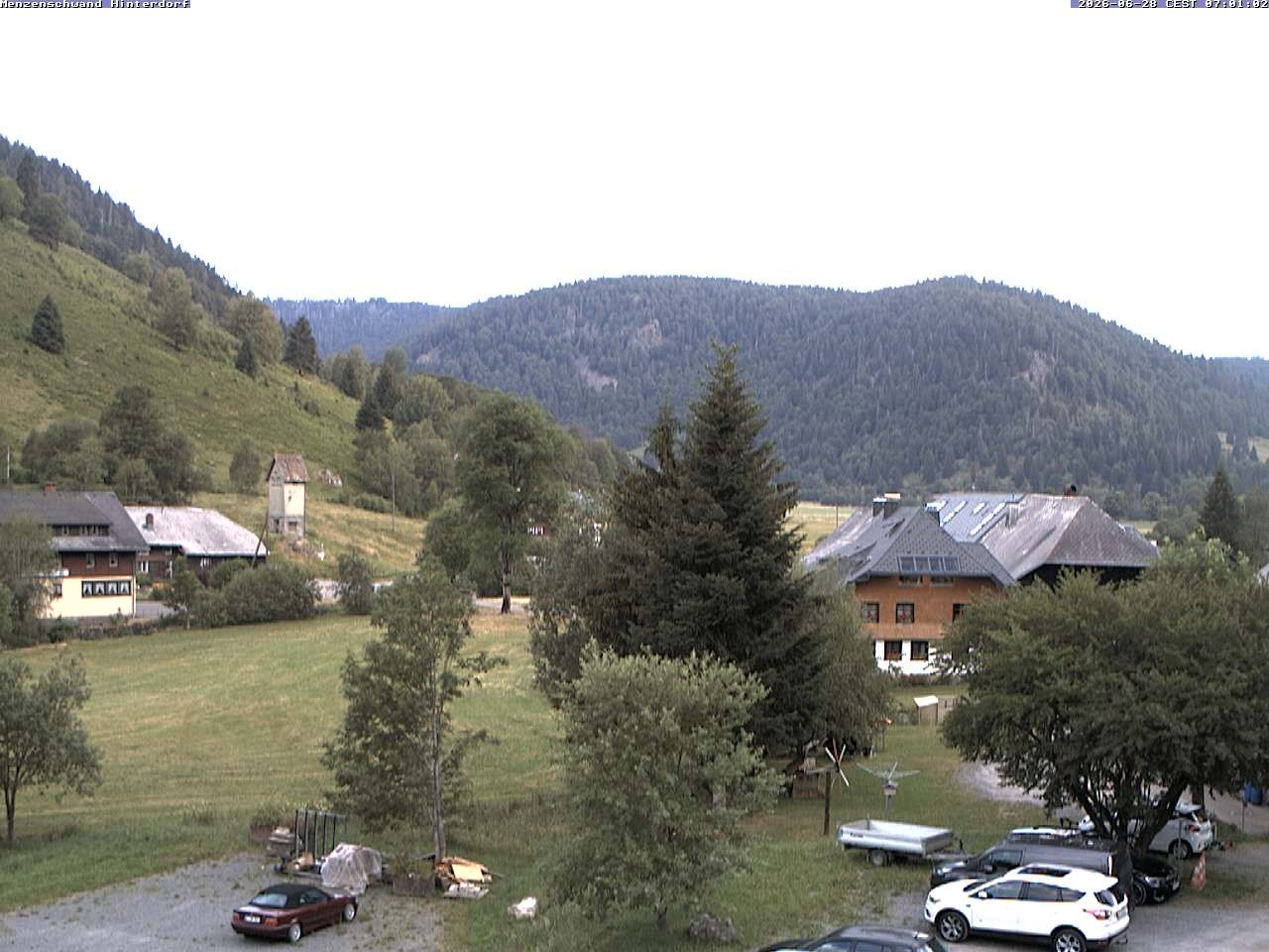 Archived image Webcam Menzenschwand (Hinterdorf)