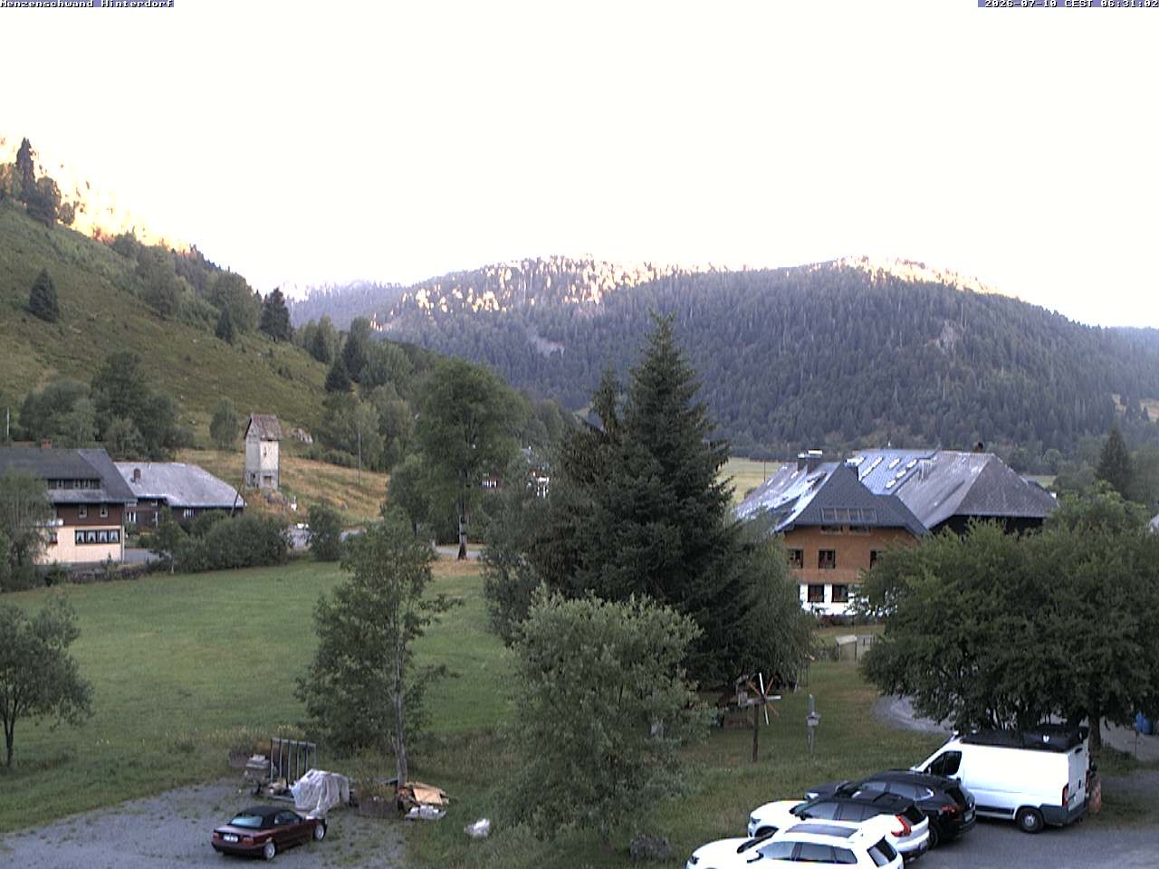 Archiv Foto Webcam Menzenschwand: Hinterdorf